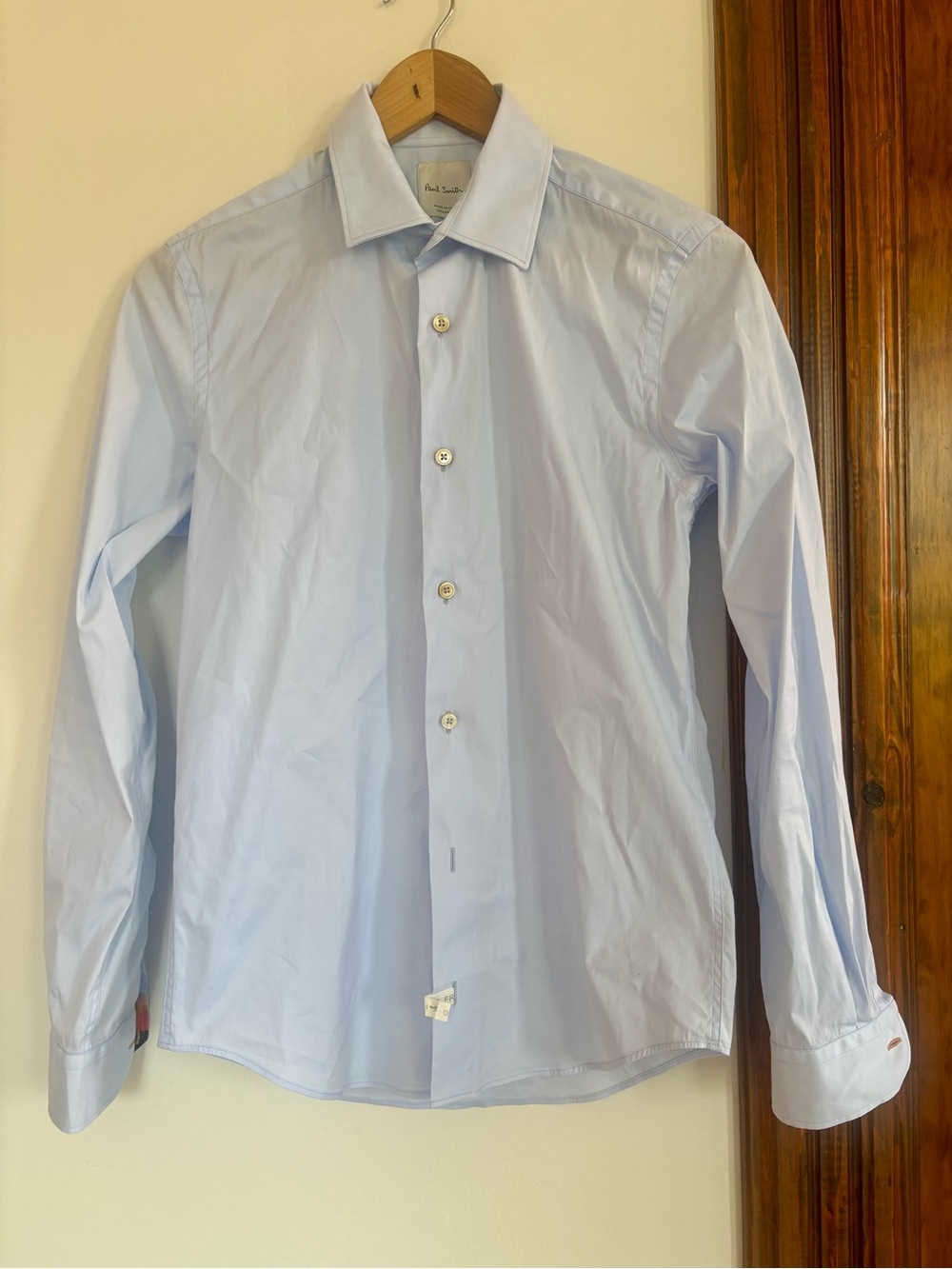 Light Blue Paul Smith boys Dress Shirt - Classic Button-Down Collar 15
